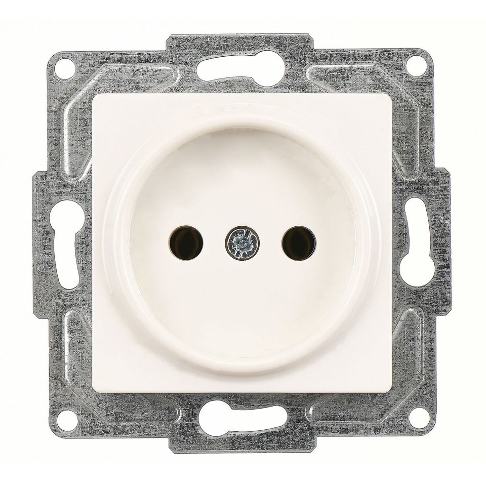 Günsan Eqona Fildişi Beyazı Priz - Vidalı