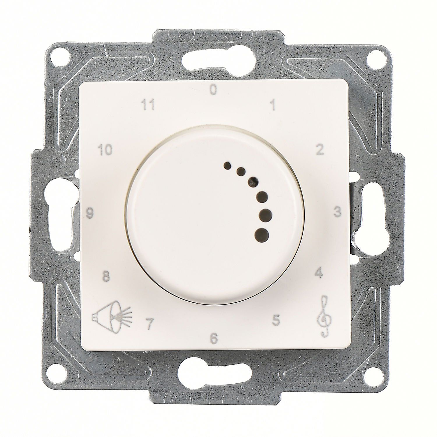 Günsan Eqona Fildişi Beyazı Vidalı Müzik Yayın Anahtarı