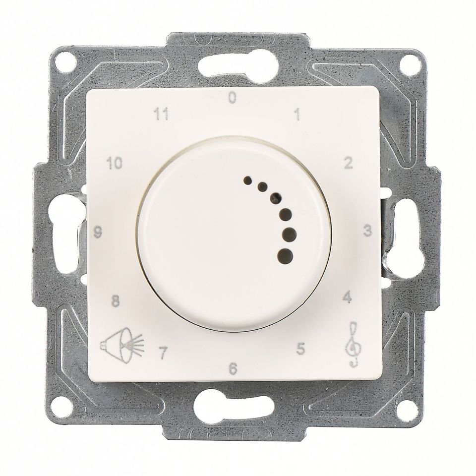 Günsan Eqona Fildişi Beyazı Vidalı Müzik Yayın Anahtarı