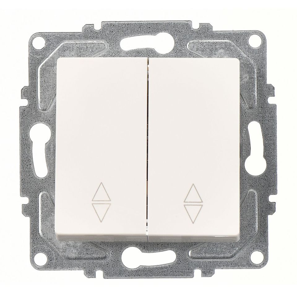 Günsan Eqona Fildişi Beyazı Vidalı Komütatör Vavien Anahtar 10AX 250V