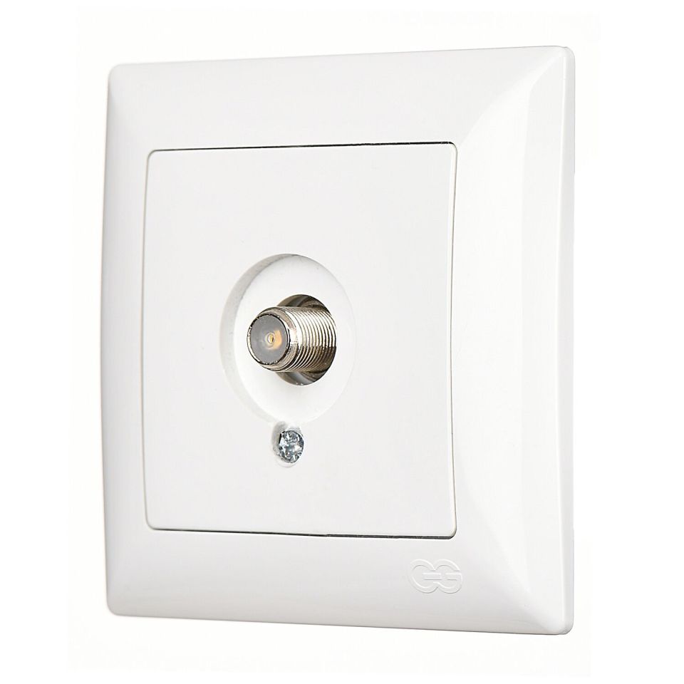 Günsan Visage Tekli Uydu Prizi Eko Beyaz