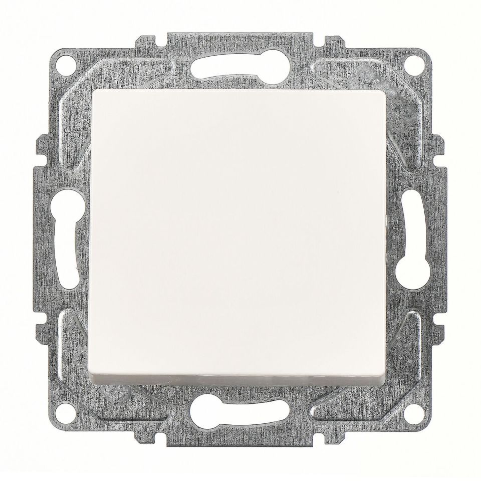 Günsan Eqona Fildişi Beyazı Vidalı Anahtar - 10AX 250V