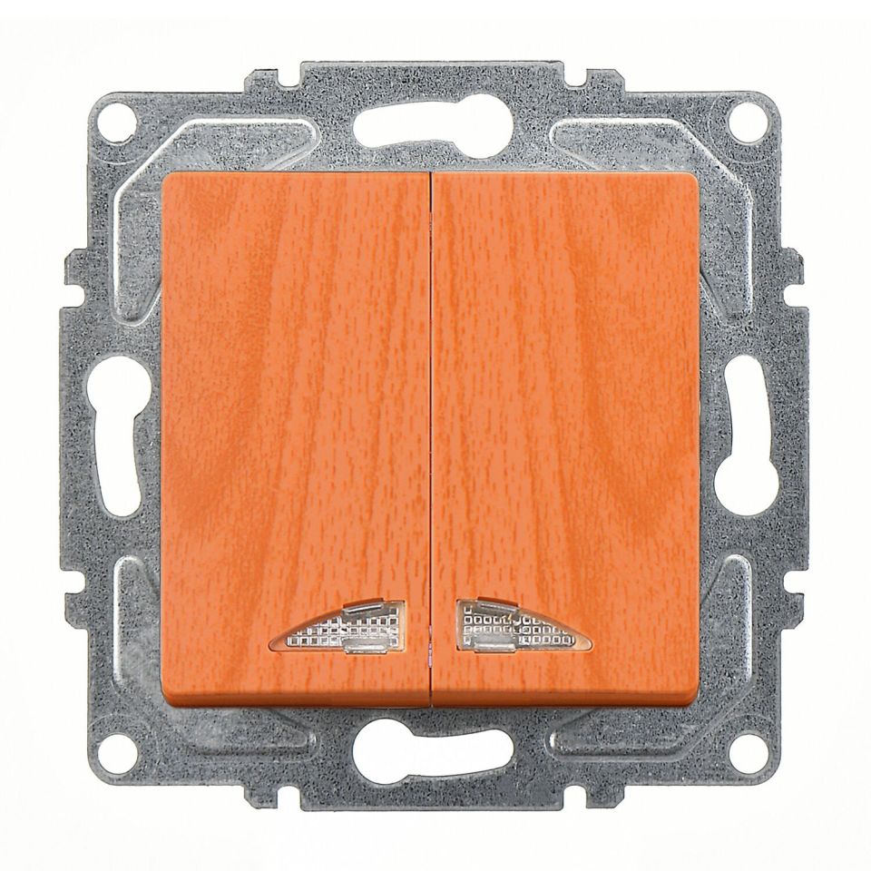 Günsan Visage Meşe Vidalı Işıklı Komütatör