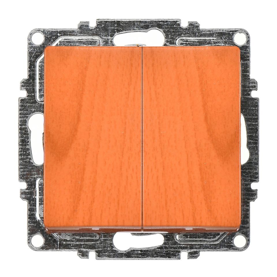 Günsan Visage Meşe Vidalı Komütatör Anahtar 10AX 250V