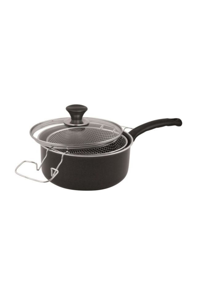 Onyx Teflon Kızartma Tenceresi  Kapaklı 22 cm
