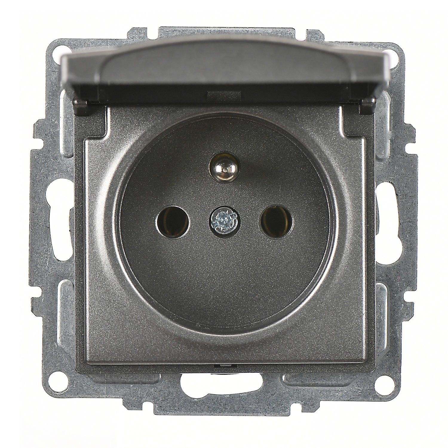 Günsan Visage Füme Kapaklı UPS Priz - Klipsli