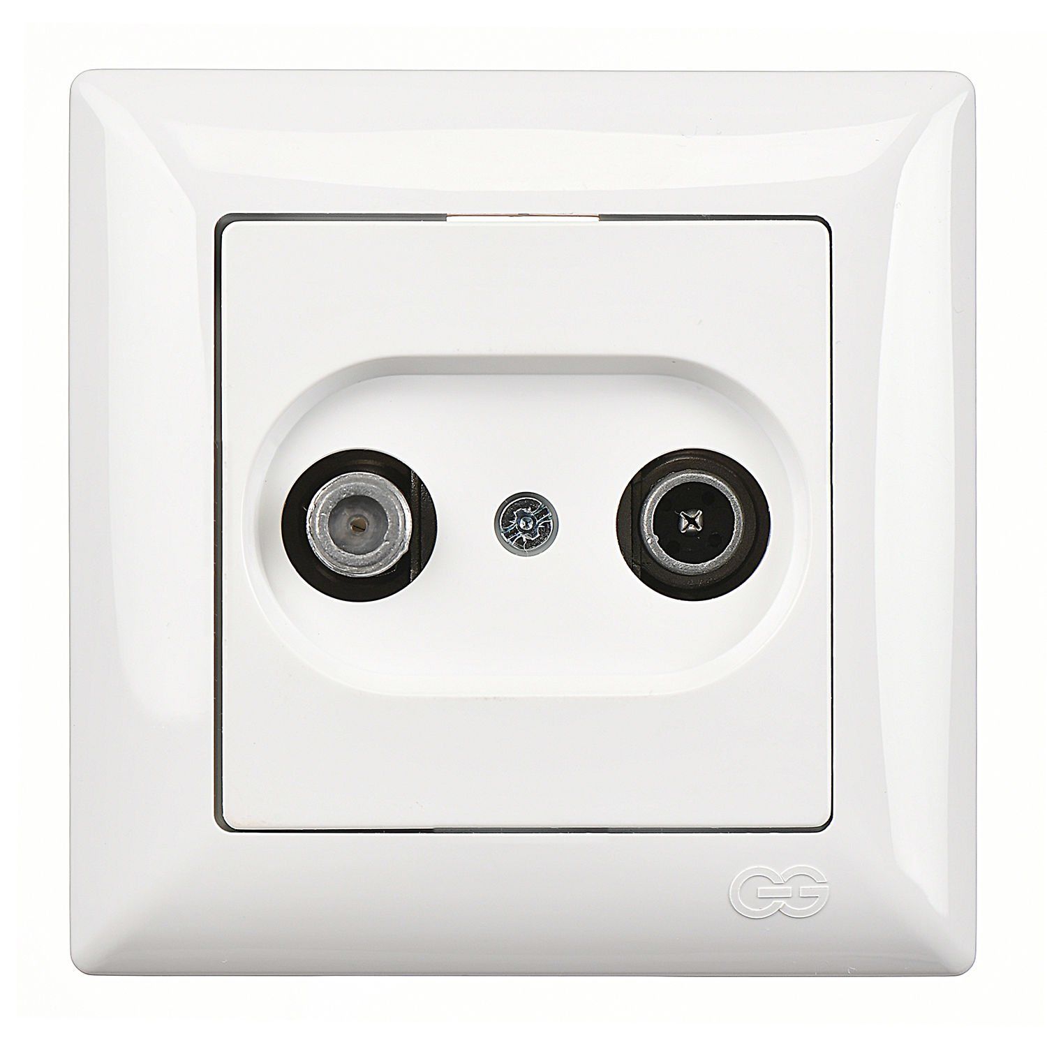 Günsan Visage Uydu Prizi Sonlu (TV-Sat) Beyaz