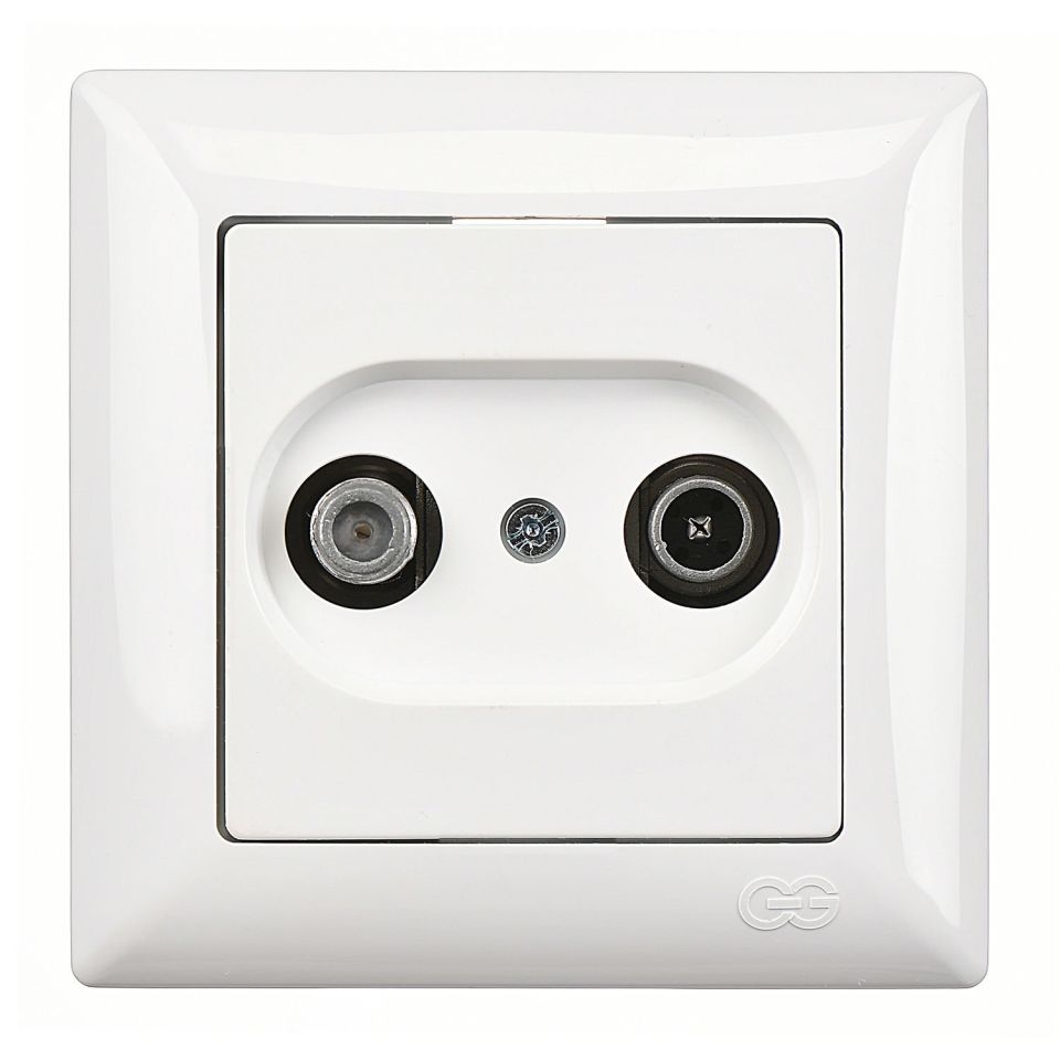 Günsan Visage Uydu Prizi Sonlu (TV-Sat) Beyaz