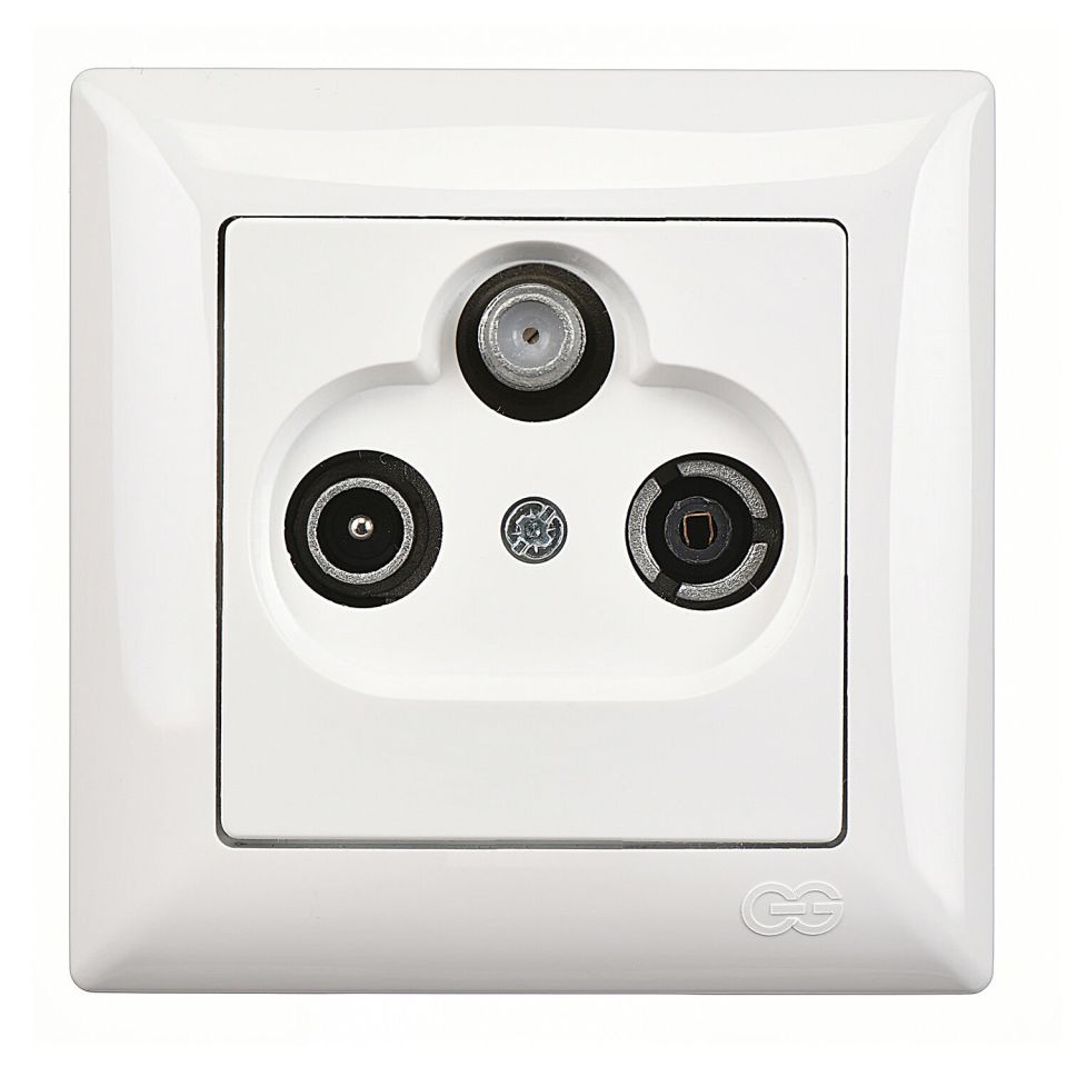 Günsan Visage Uydu Prizi Sonlu (Sat-TV-Radyo) Beyaz