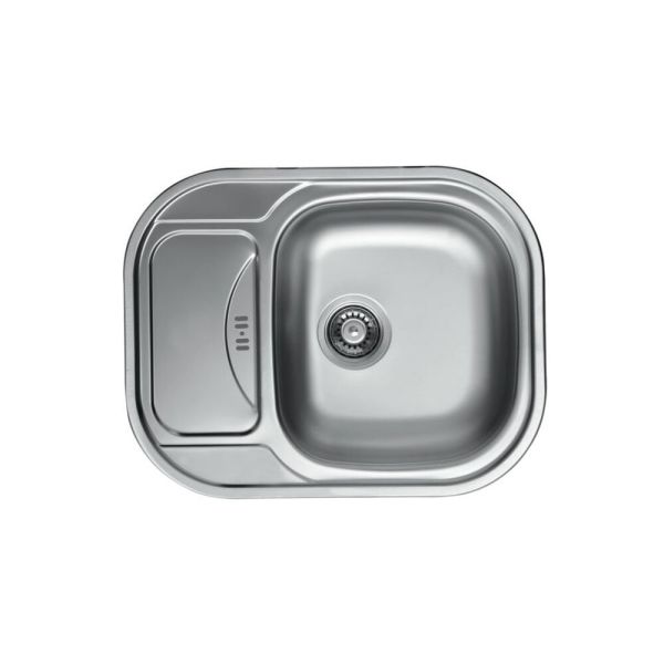 Bıanca Ec154 Dekorlu Tek Gözlü Mutfak Evyesi Sol