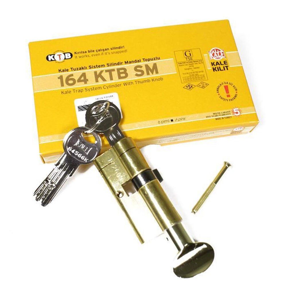 164 Ktb Sm Tuzaklı Sistem Çelik Pimli Mandallı Silindir - Nikel