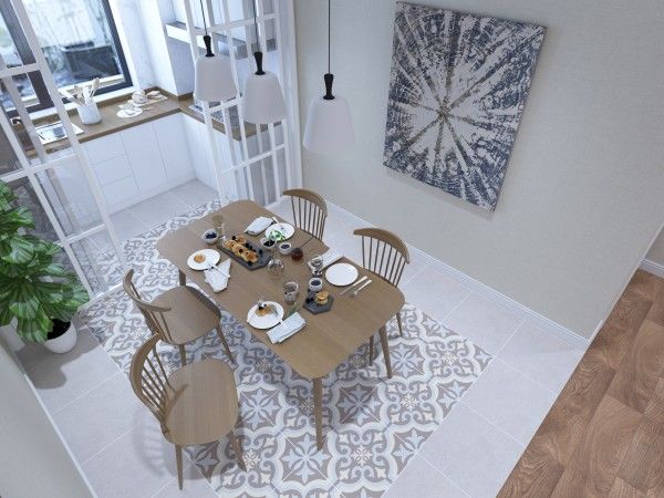 Antik Mavi 45X45 Ve Dream Wind 45X45