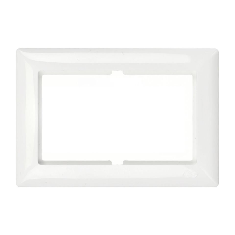 Günsan Visage Beyaz İkili Priz Çerçeve