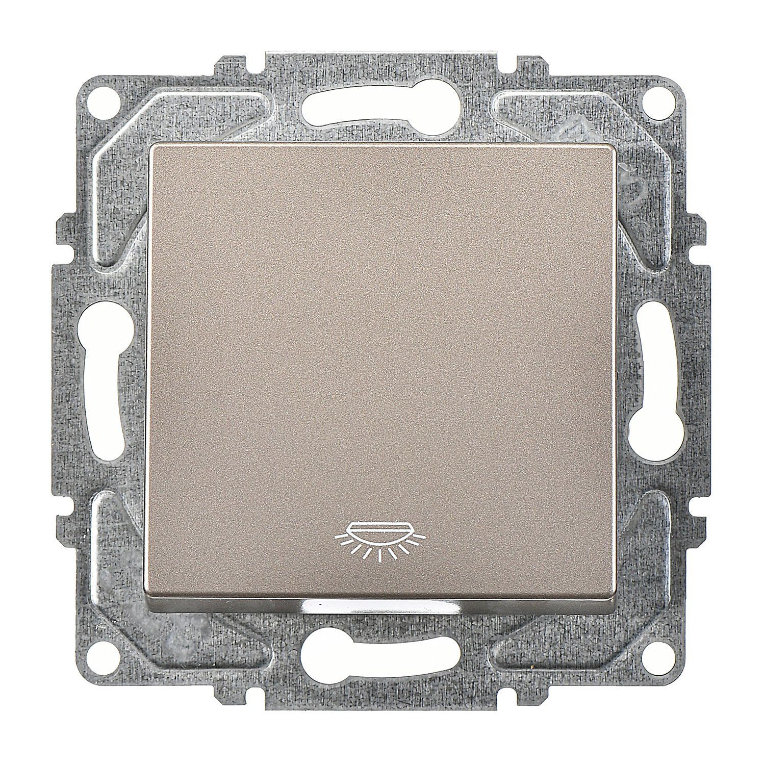 Günsan Eqona Mocha Klipsli Liht Anahtar 10AX 250V