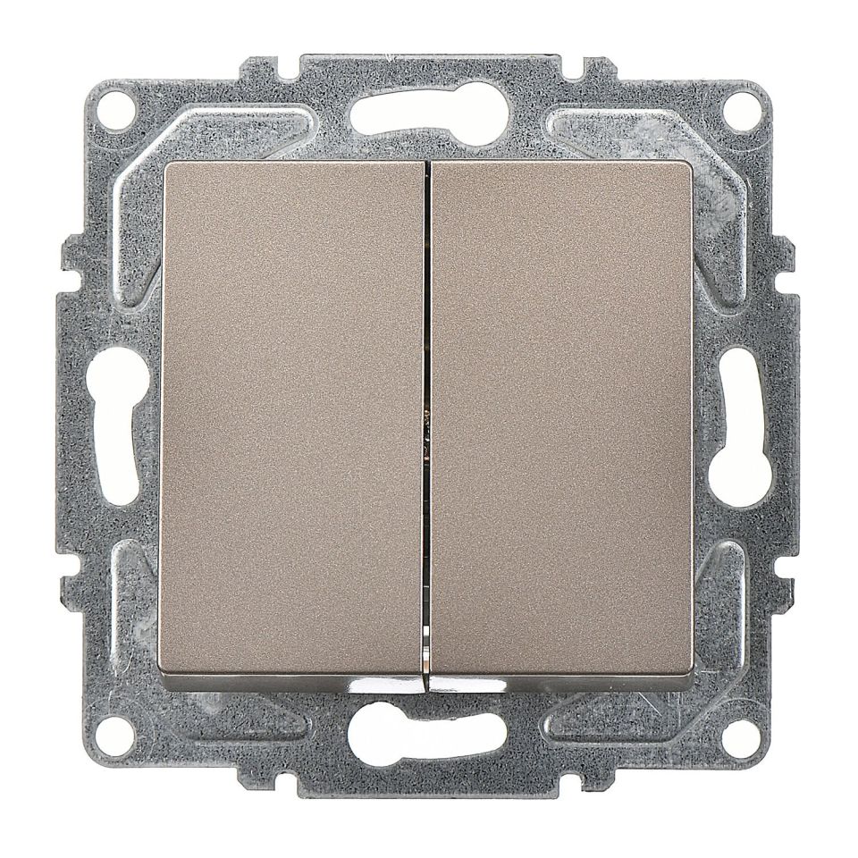 Günsan Eqona Mocha Klipsli Komütatör 10AX 250V