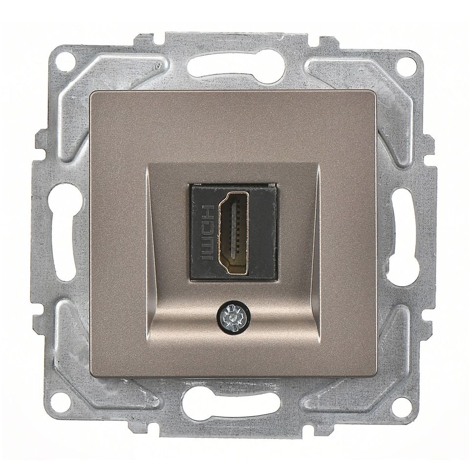 Günsan Eqona Mocha Vidalı HDMI Prizi