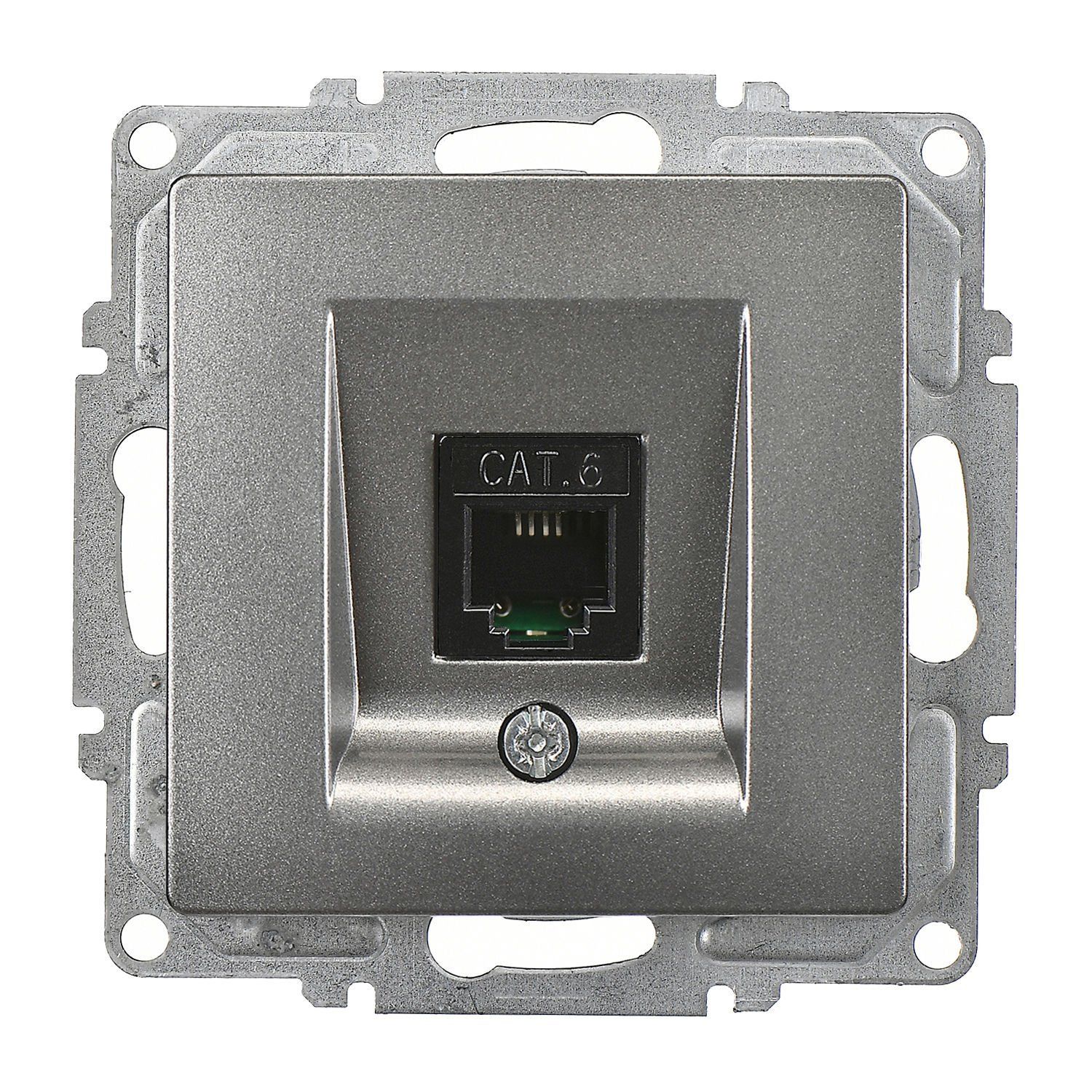 Günsan Visage Füme Vidalı Tekli Data Prizi (RJ45 Cat6)