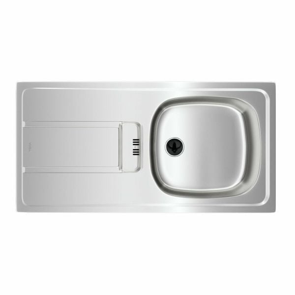 Gravity 45 Mikro Keten Dokulu Tek Gözlü Sağ Damlalıklı Eviye (.115120043)