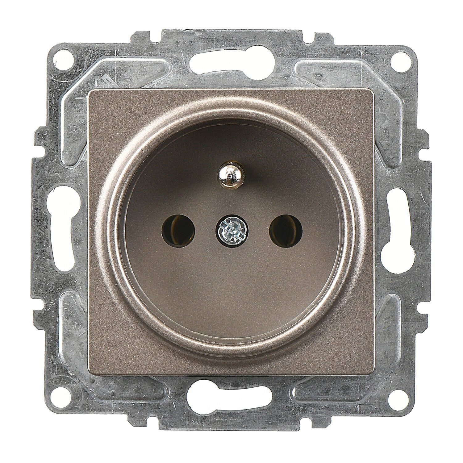 Günsan Eqona Mocha UPS Priz - 16A 250V - Vidalı