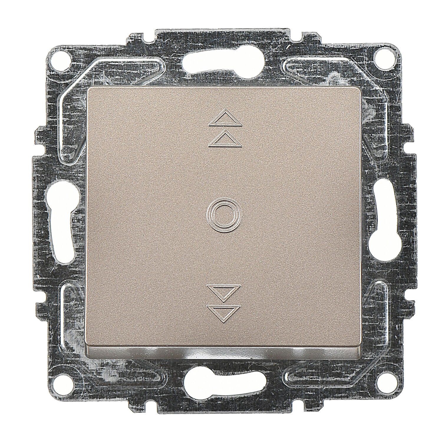 Günsan Eqona Mocha Vidalı Jaluzi Kumanda Anahtarı - Tek Düğmeli 10AX 250V