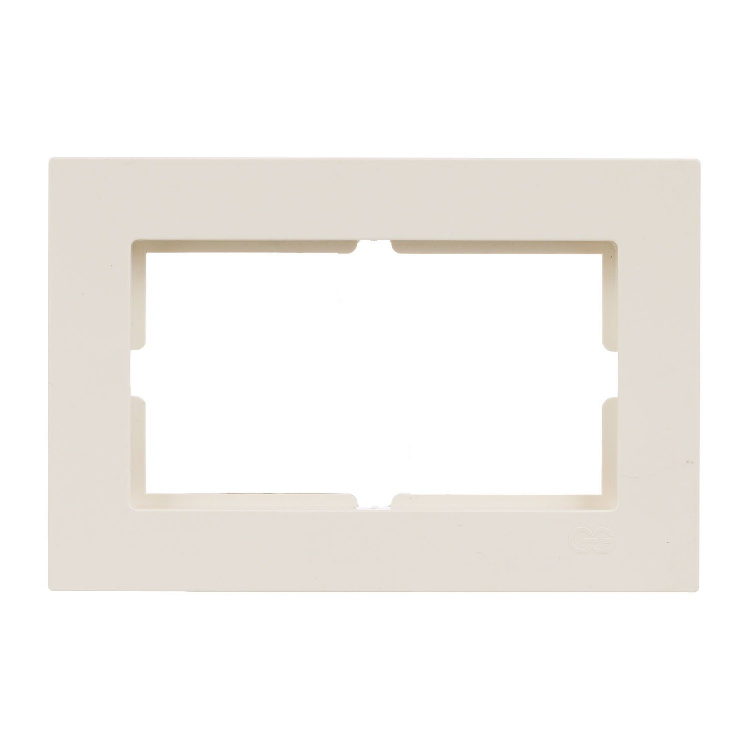 Günsan Eqona Krem İkili Priz Çerçeve