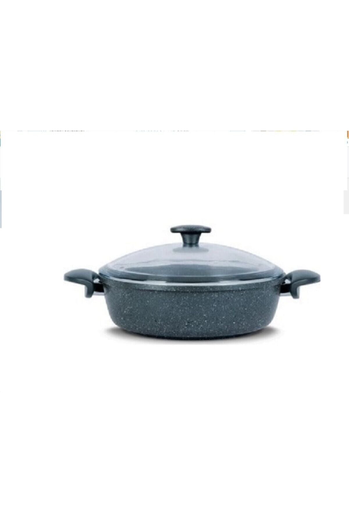 Gri  Granit Karnıyarık Tenceresi  26 cm