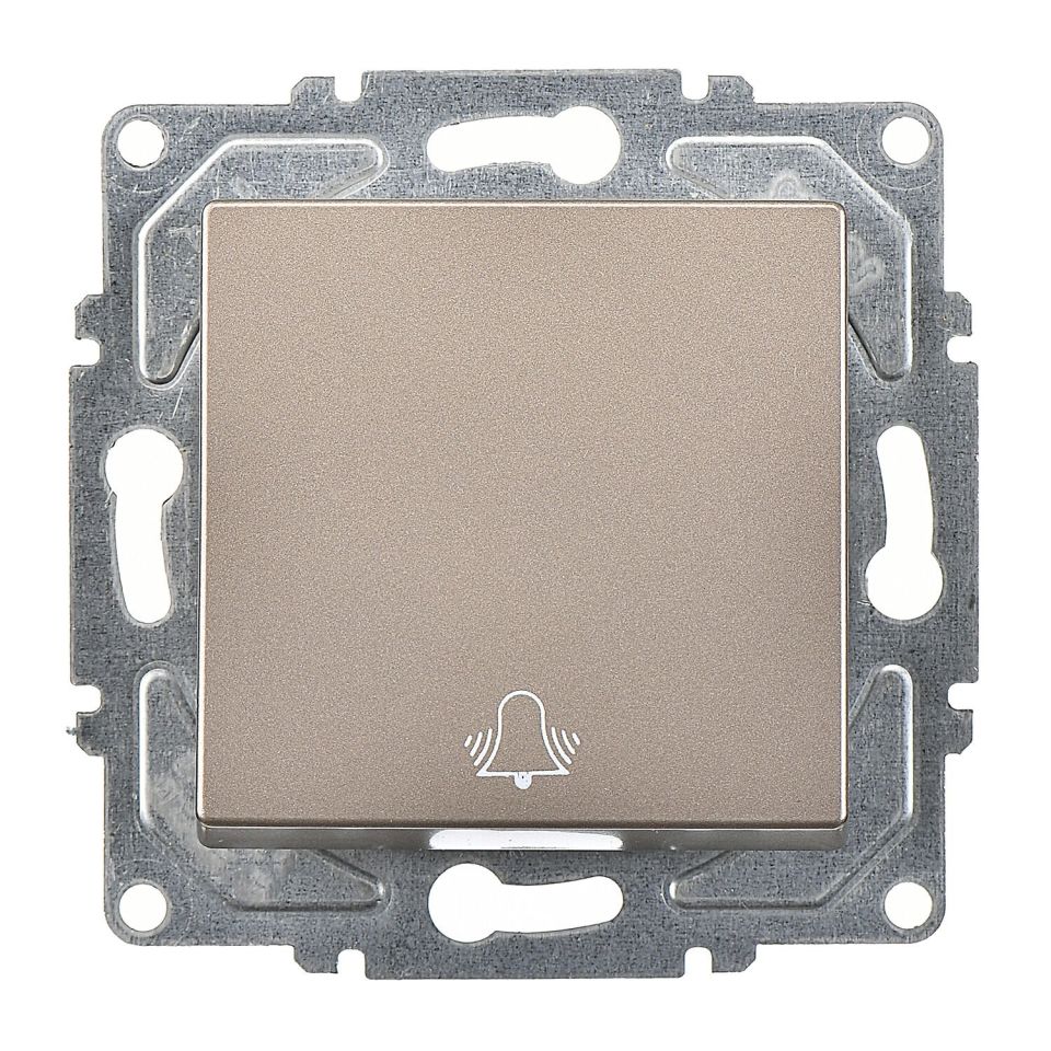 Günsan Eqona Mocha Vidalı Zil Butonu - 10AX 250V