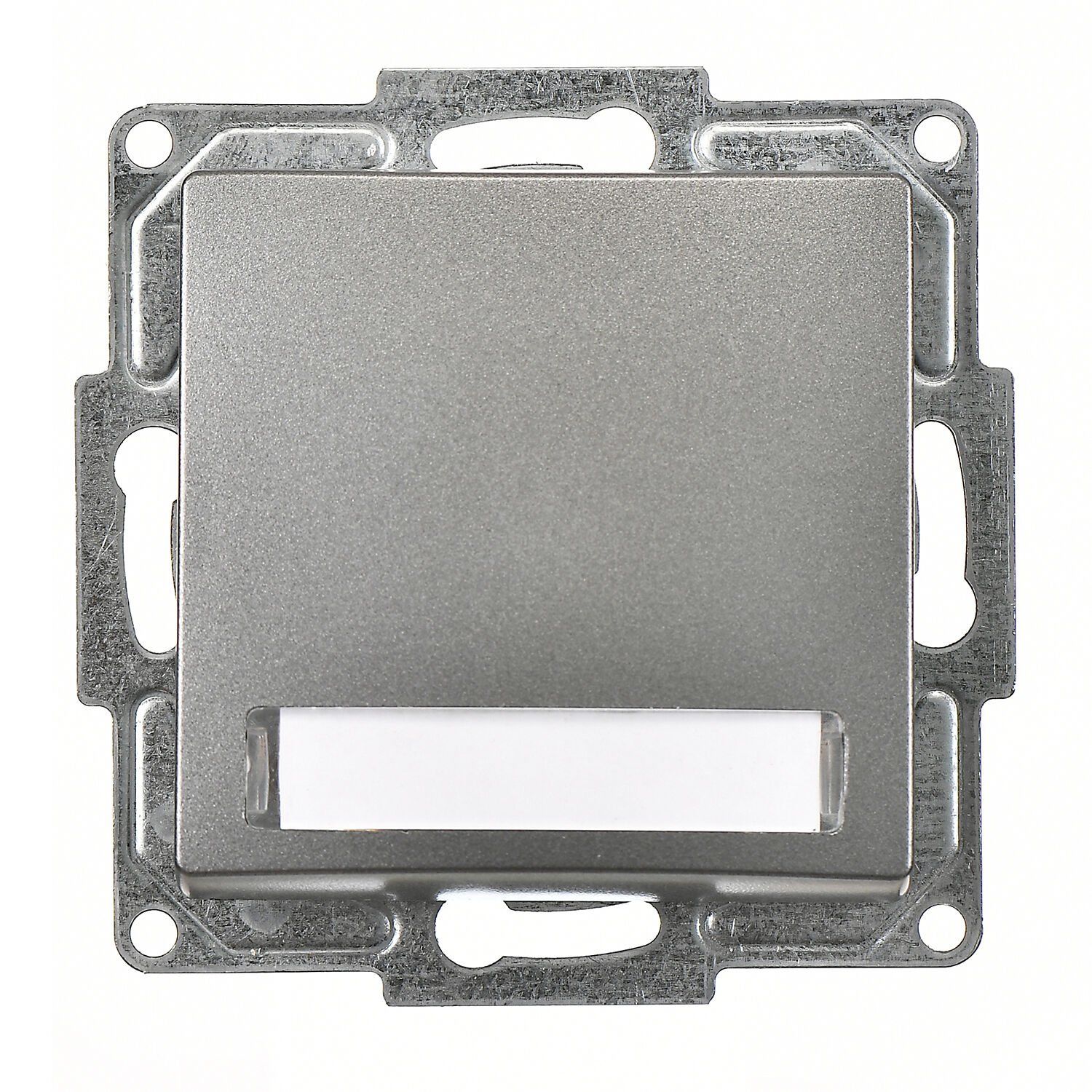 Günsan Visage Füme Vidalı Işıklı Etiketli Zil Butonu 12V