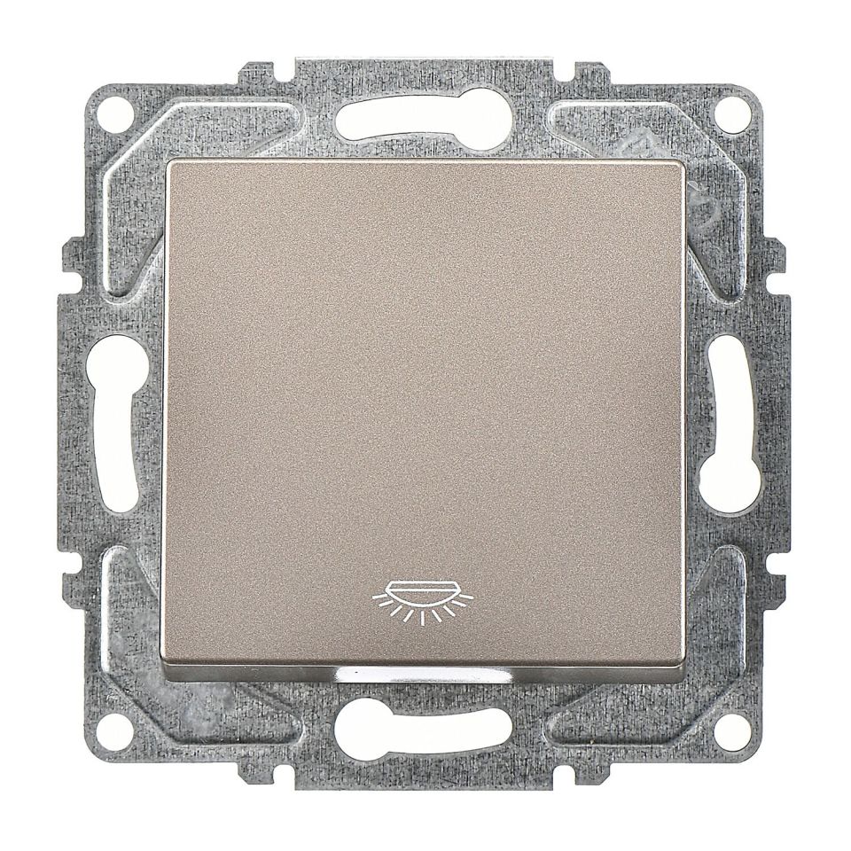 Günsan Eqona Mocha Vidalı Liht Anahtar 10AX 250V