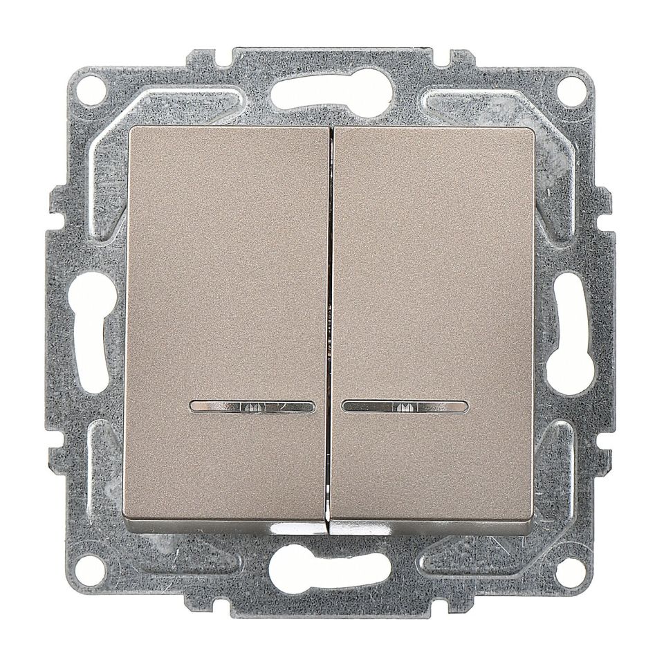 Günsan Eqona Mocha Vidalı Eqona Işıklı Komütatör