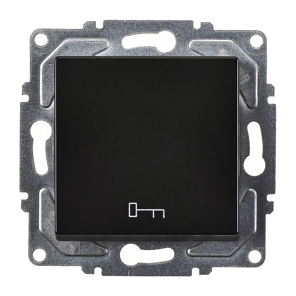 Günsan Eqona Metalik Siyah Klipsli Kapı Otomatiği 10AX 250V