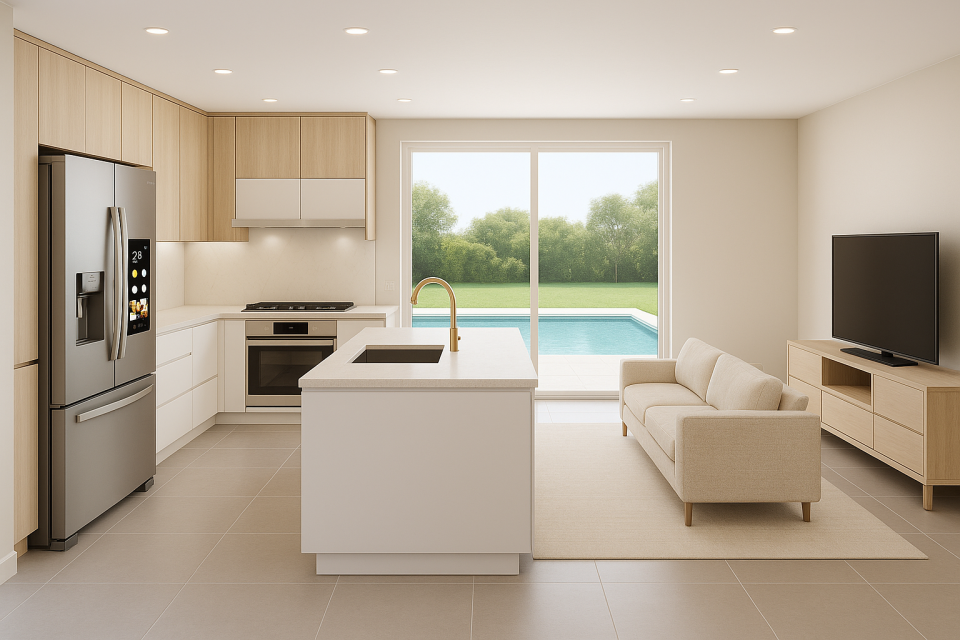 Mutfak Dolabı Mobilyası Villa Konsepti