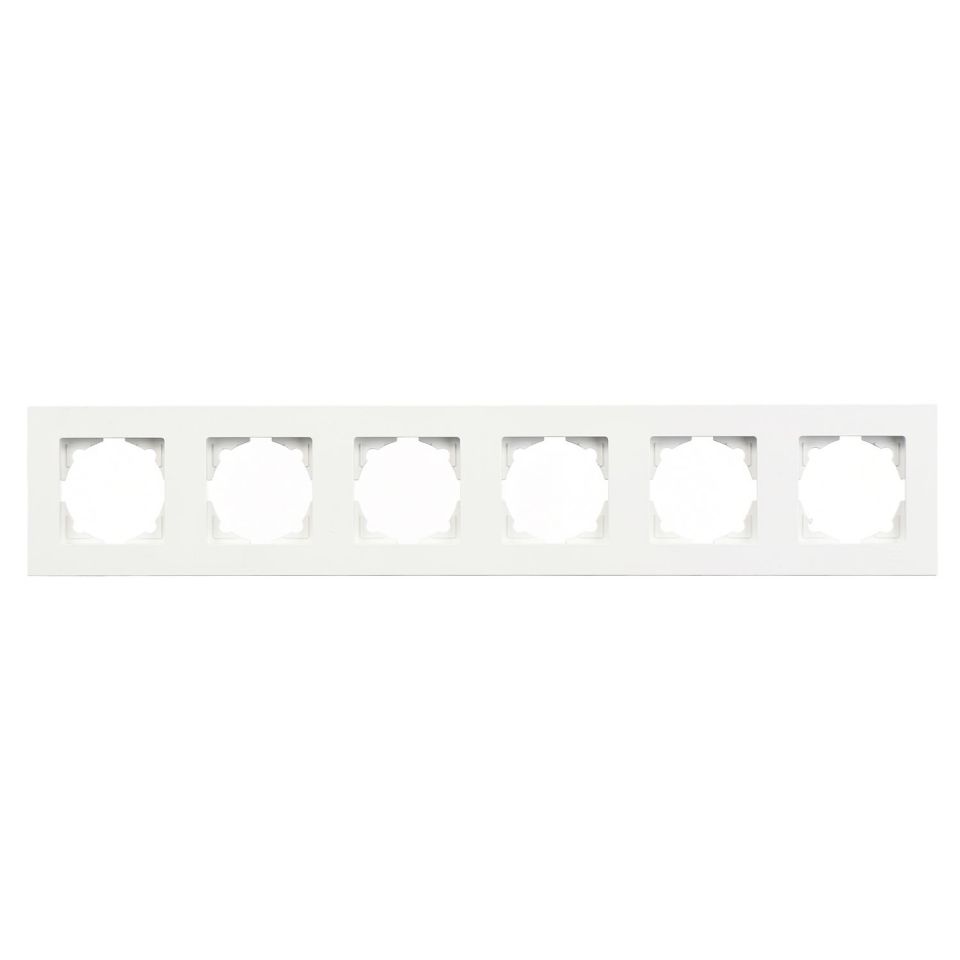 Günsan Eqona Beyaz Altılı Çerçeve