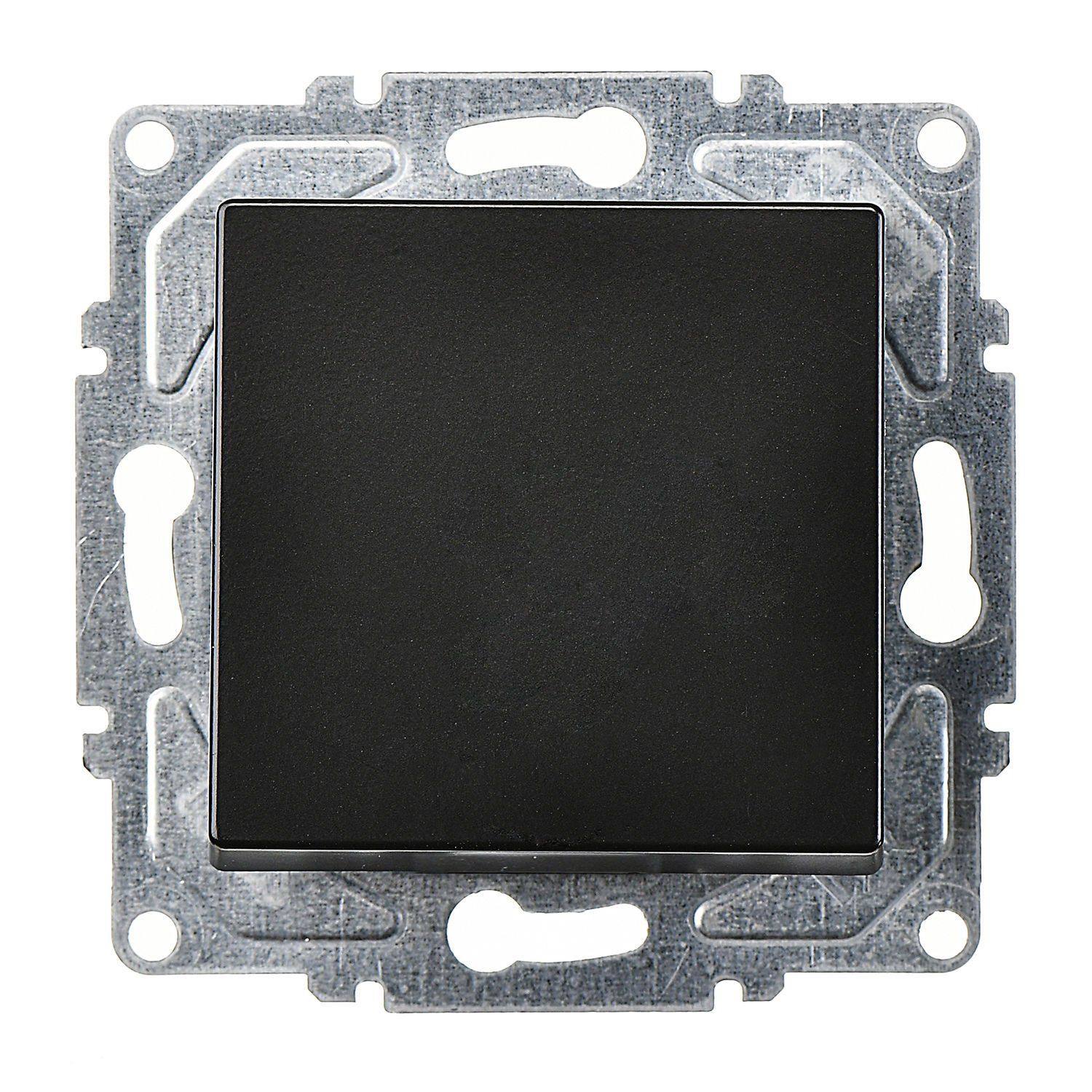 Günsan Eqona Metalik Siyah Klipsli Anahtar 10AX 250V