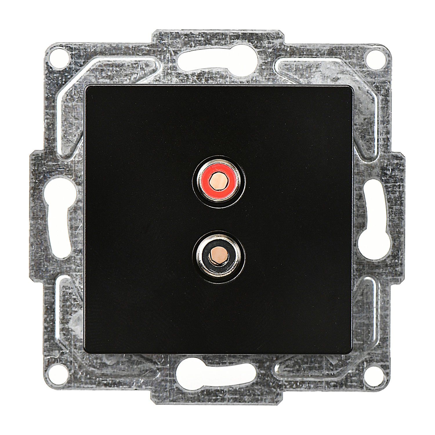 Günsan Eqona Metalik Siyah Vidalı Müzik Yayın Prizi