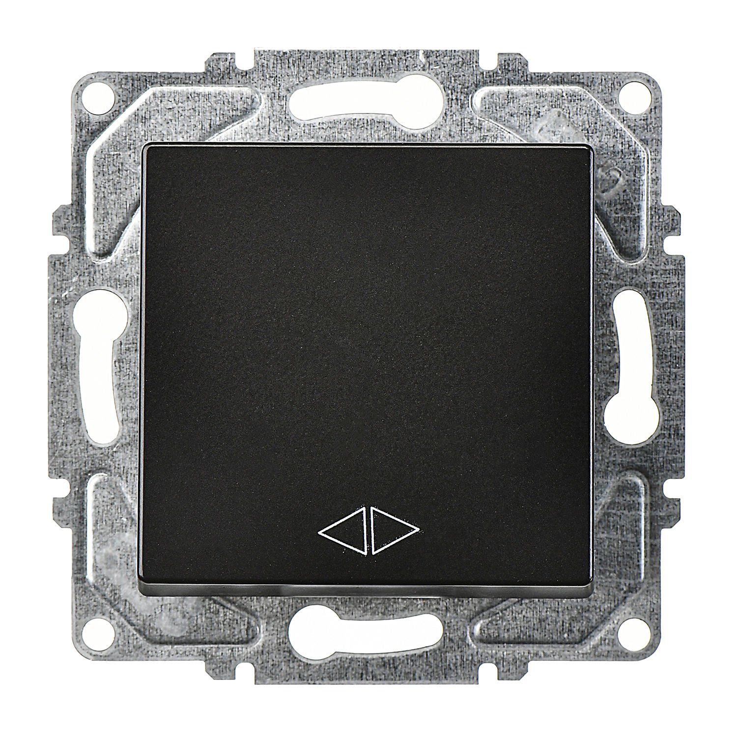 Günsan Eqona Metalik Siyah Vidalı Permütatör Ara Vavien Anahtar - 10AX 250V