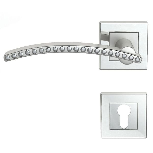 CONDI 503KT SATEN KROM ROZETLI KAPI KOLU