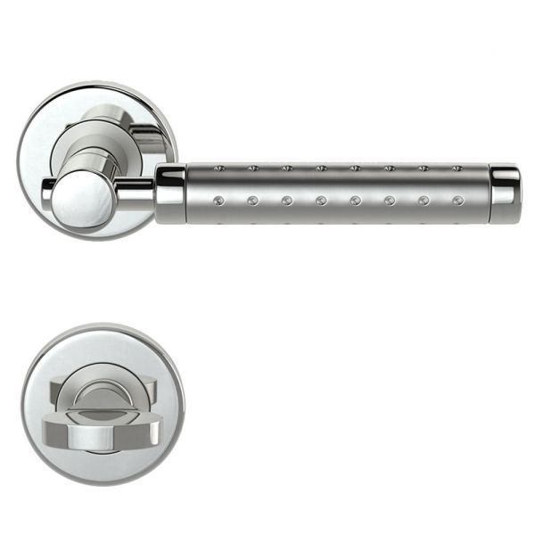 CONDI 306 NOKTALI SATEN KROM ROZETLI KAPI KOLU