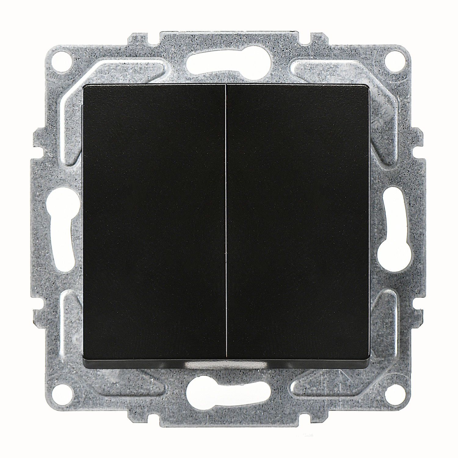 Günsan Eqona Metalik Siyah Vidalı Komütatör 10AX 250V