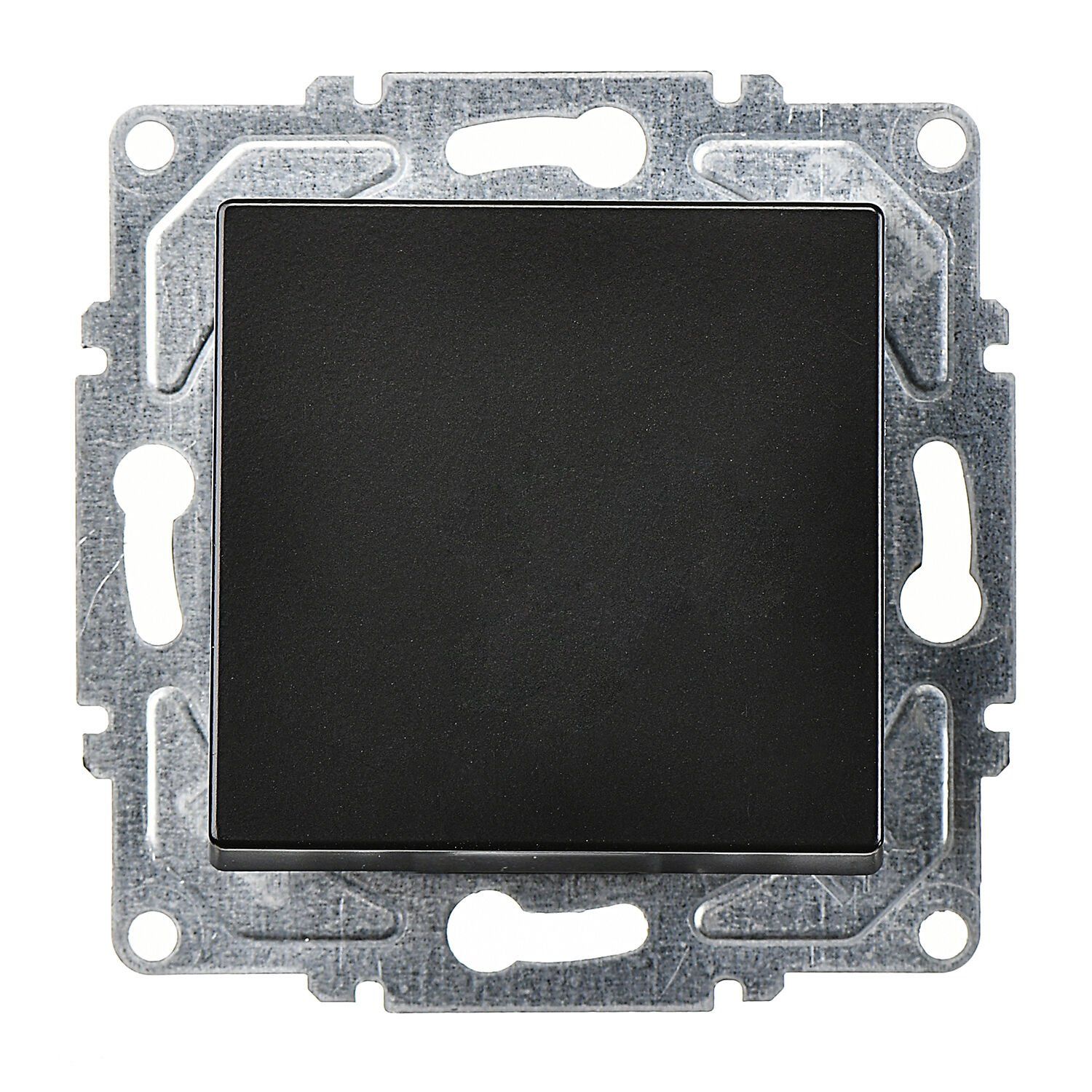 Günsan Eqona Metalik Siyah Vidalı Anahtar - 10AX 250V