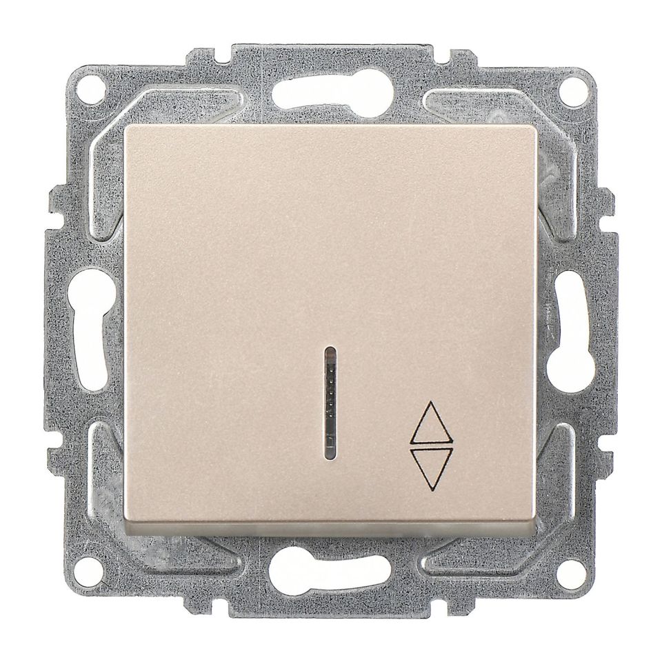 Günsan Eqona Metalik Bej Klipsli Eqona Işıklı Vavien Anahtar