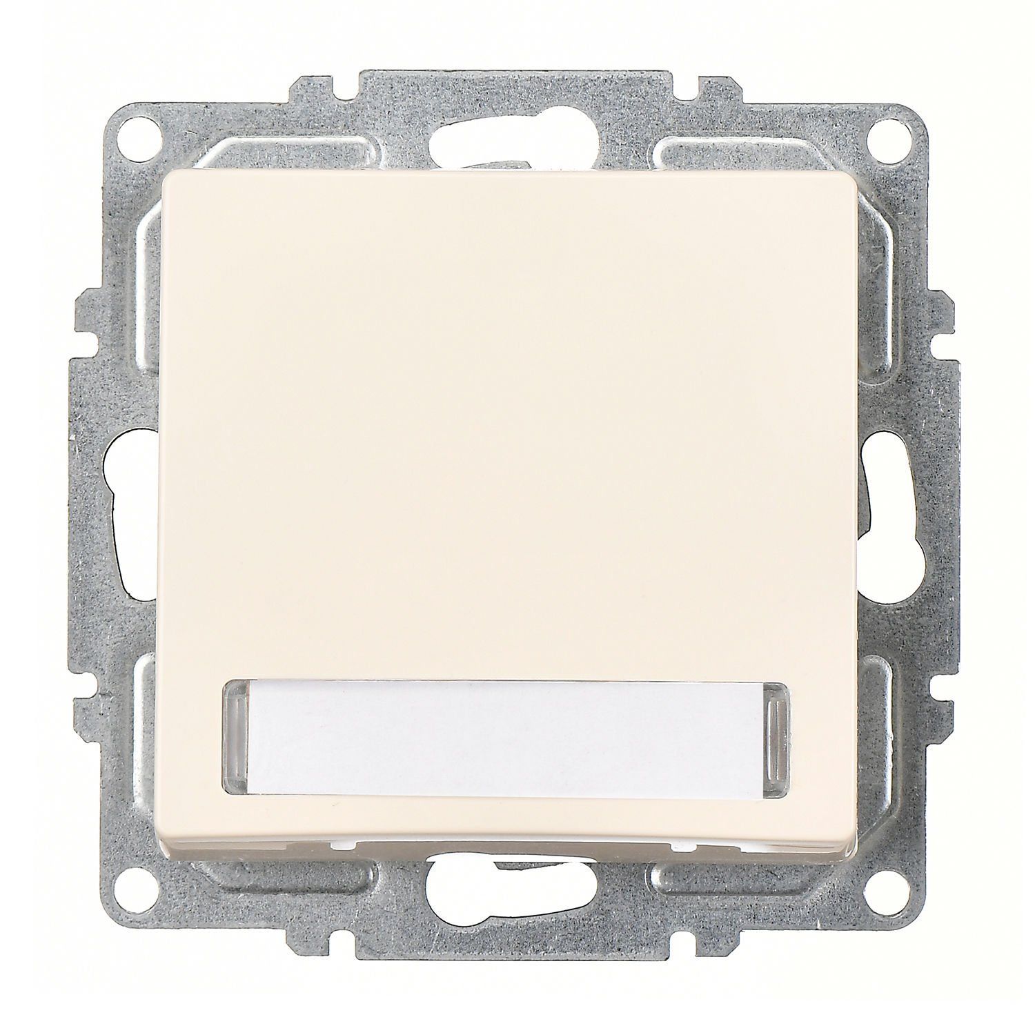 Günsan Visage Krem Klipsli Işıklı Etiketli Zil Butonu 12V