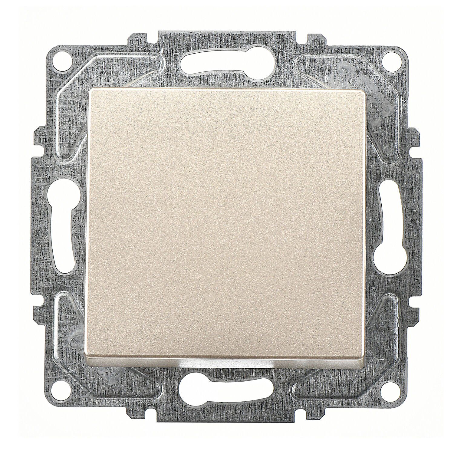 Günsan Eqona Metalik Bej Klipsli Anahtar 10AX 250V