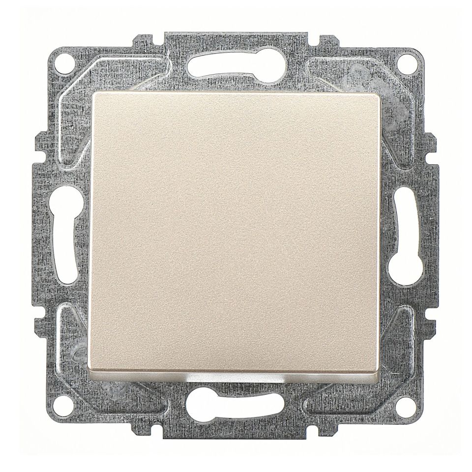 Günsan Eqona Metalik Bej Klipsli Anahtar 10AX 250V