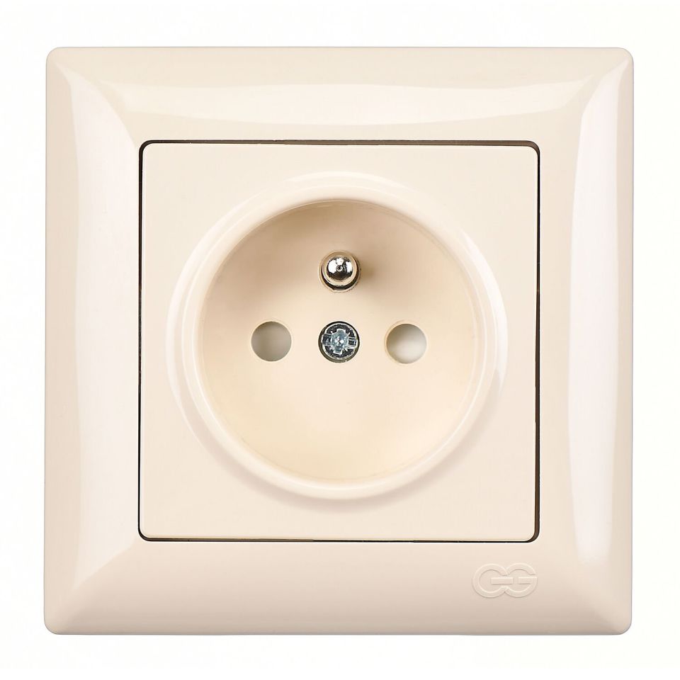 Günsan Visage Çocuk Korumalı UPS Priz (klipsli) Krem