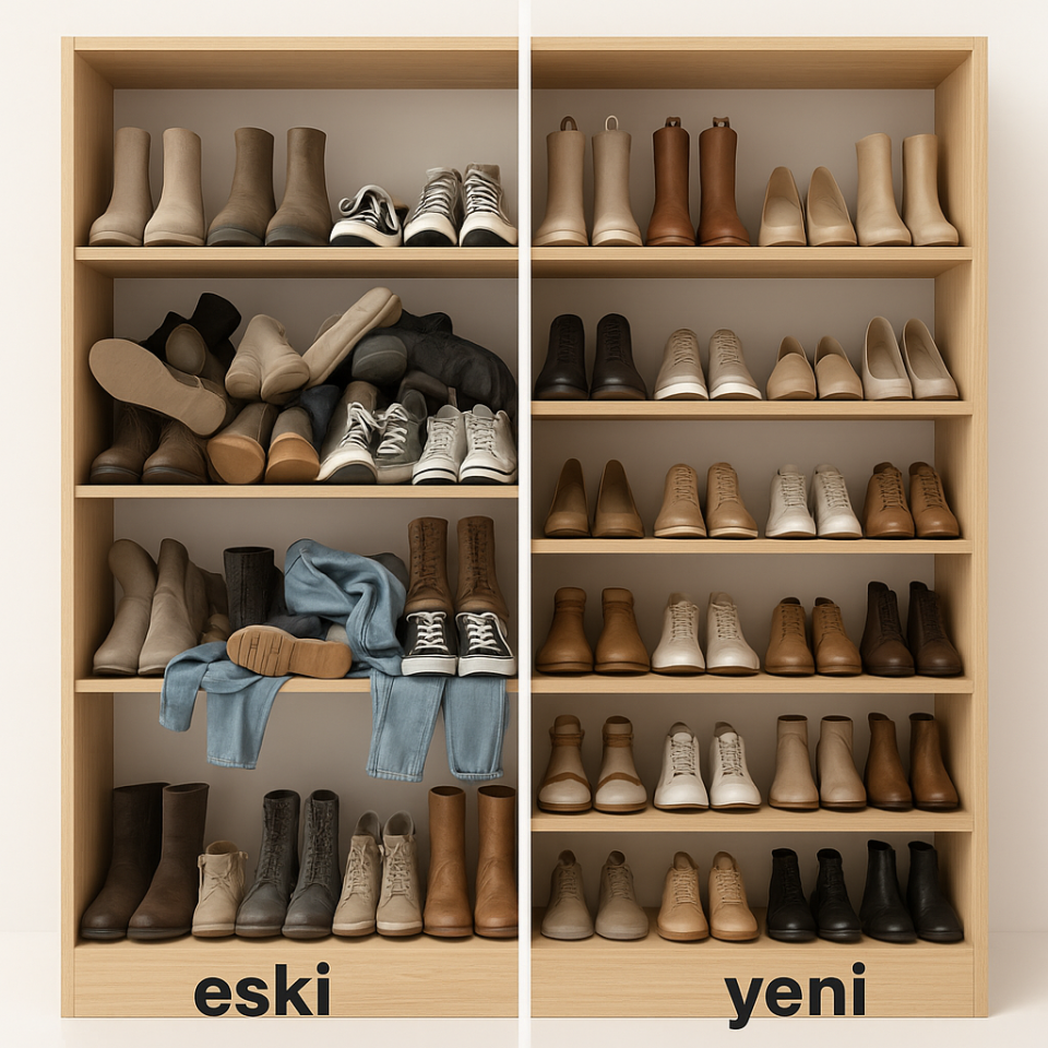 Dolap İçi Raf Özel Ölçü