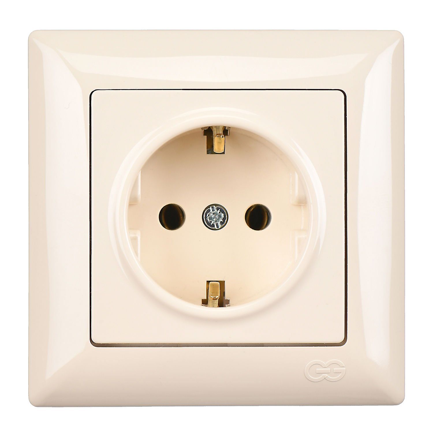 Günsan Visage Topraklı Priz (klipsli) Krem