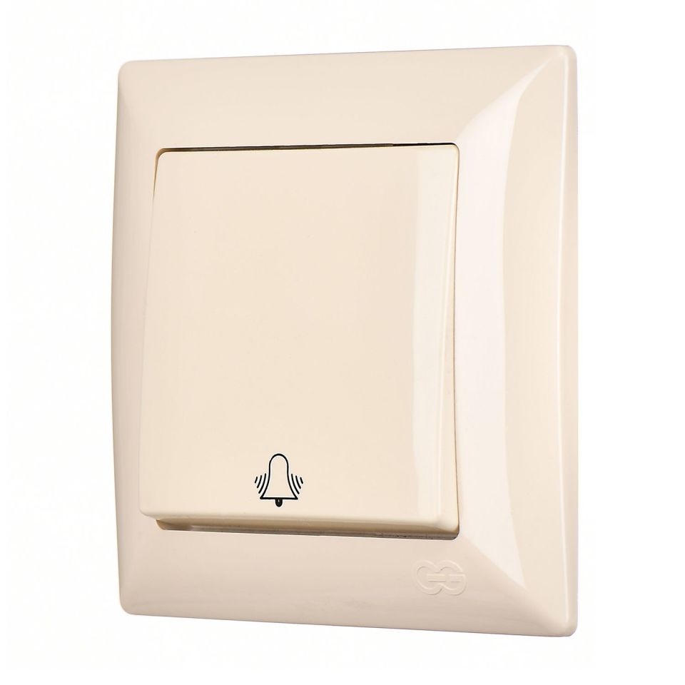 Günsan Visage Zil Butonu (klipsli) Krem