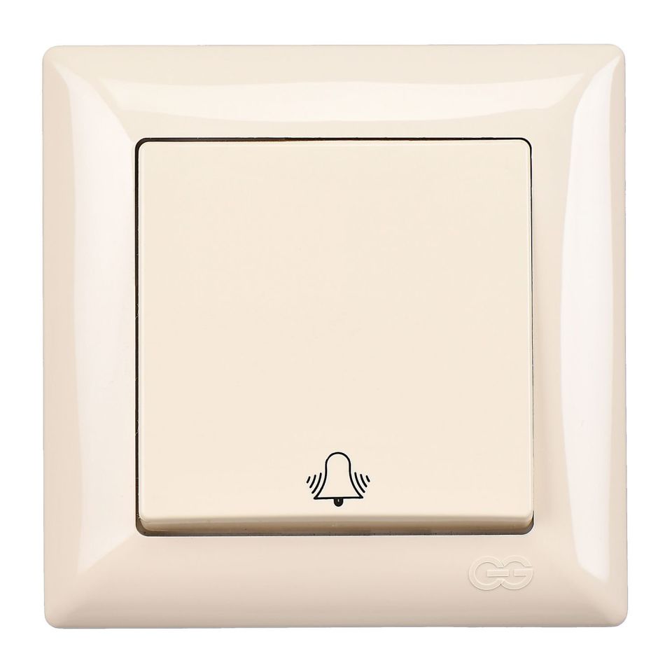 Günsan Visage Zil Butonu (klipsli) Krem