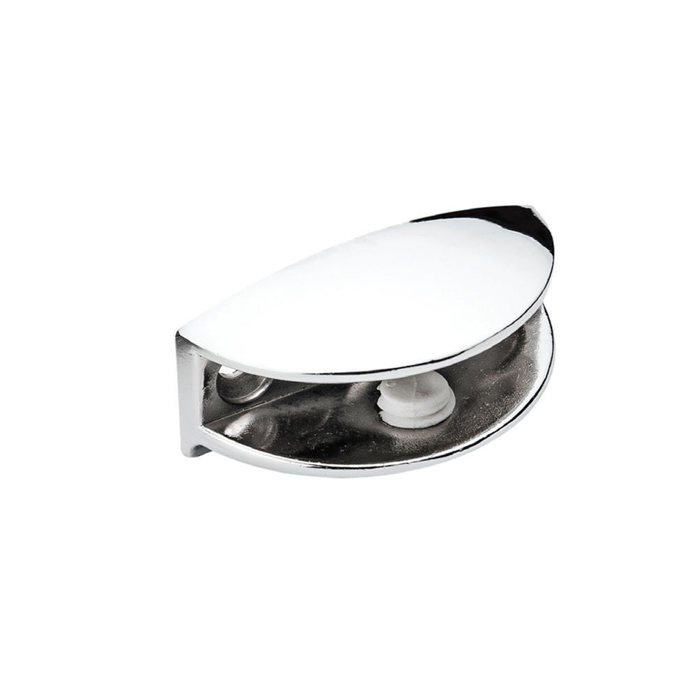 Oval Cam Etejeri Plastik Vidalı Krom